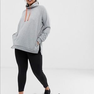 ASOS 4505 Curve Sweat Top with Slouch Neck